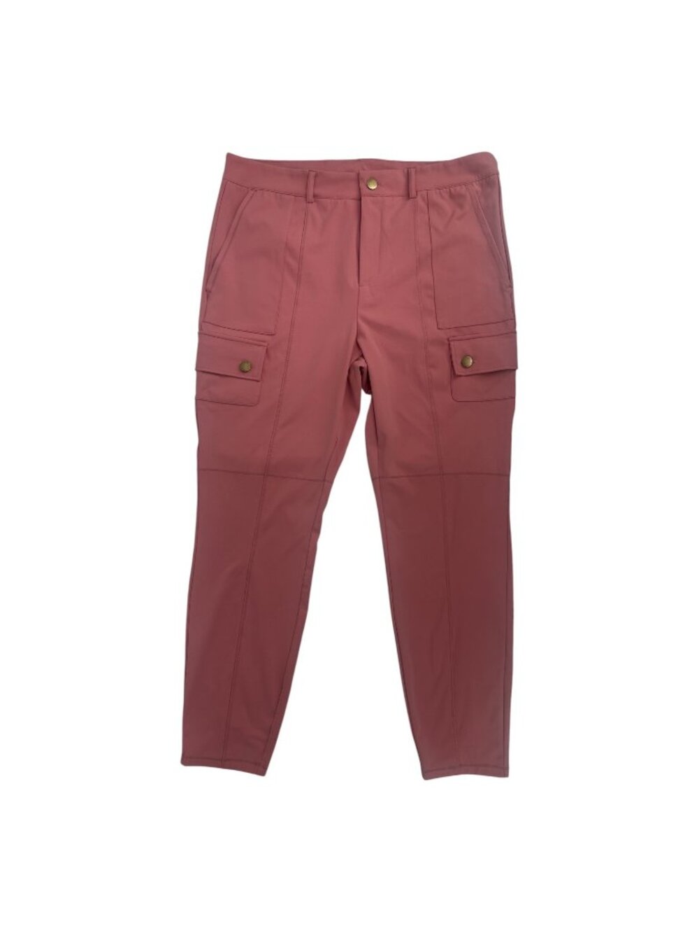 Halara Pants XL Pink Dusty Rose High Rise Stretch Cargo Athleisure Streetwear